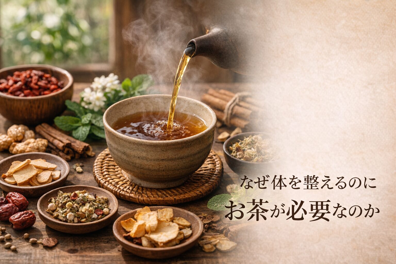 なぜ体を整えるのにお茶が必要なのか?