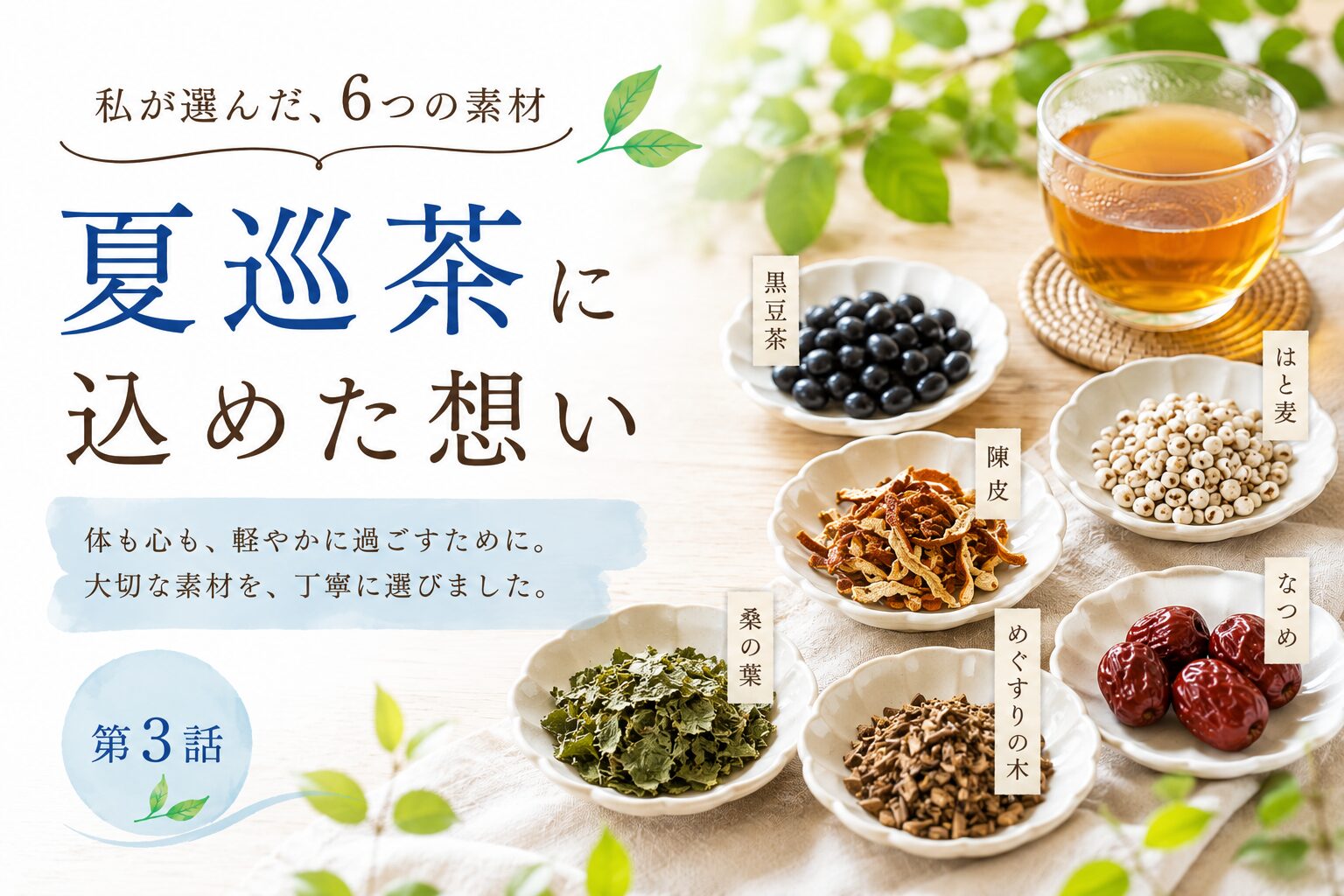 私が選んだ6つの素材