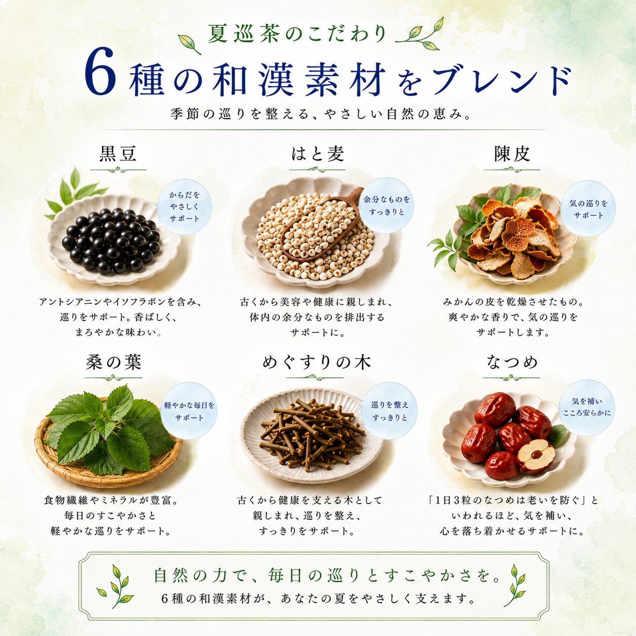 夏巡茶(なつめぐりちゃ) ~軽やかに過ごすための養生茶~ - 画像 (3)